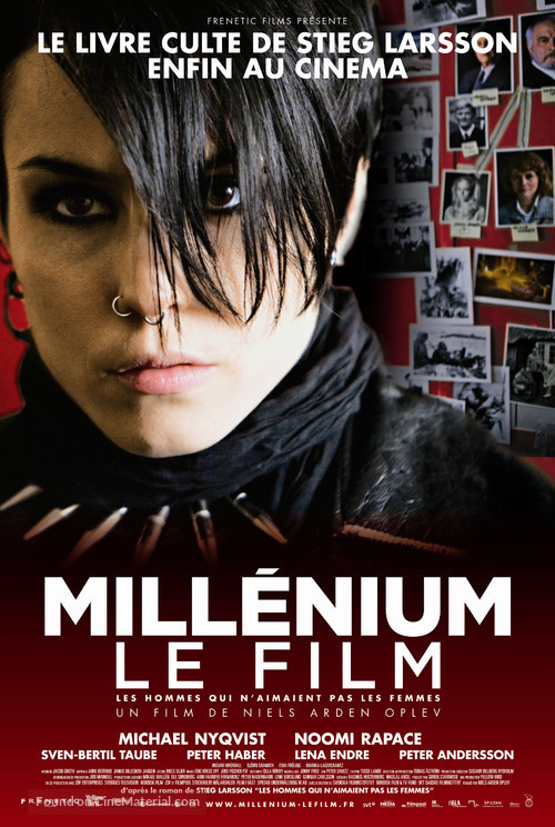 M&auml;n som hatar kvinnor - French Movie Poster