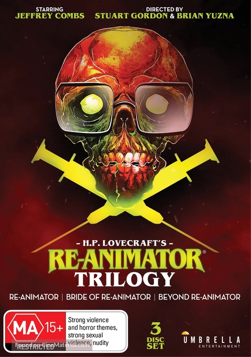 Re-Animator - Australian DVD movie cover