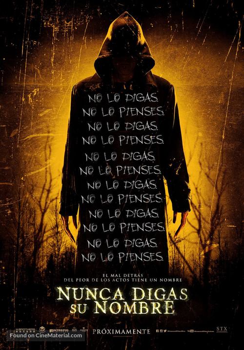 The Bye Bye Man - Mexican Movie Poster