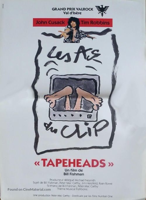 Tapeheads - French Movie Poster