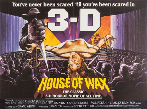 House of Wax - British Re-release movie poster