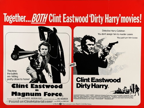 Dirty Harry - British Combo movie poster