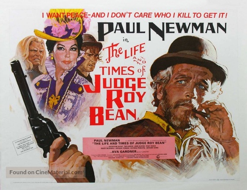 The Life and Times of Judge Roy Bean - British Movie Poster