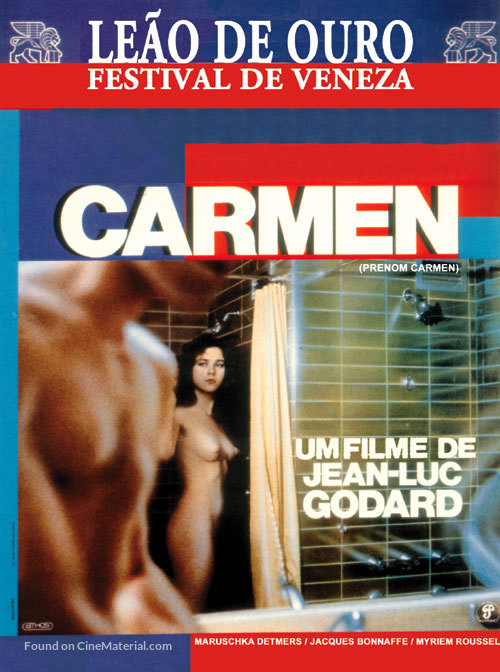 Pr&eacute;nom Carmen - Brazilian DVD movie cover