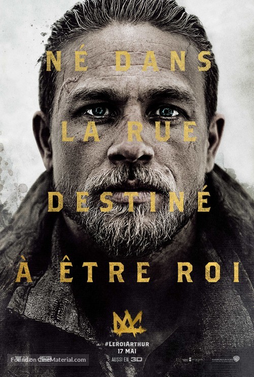 King Arthur: Legend of the Sword - French Movie Poster