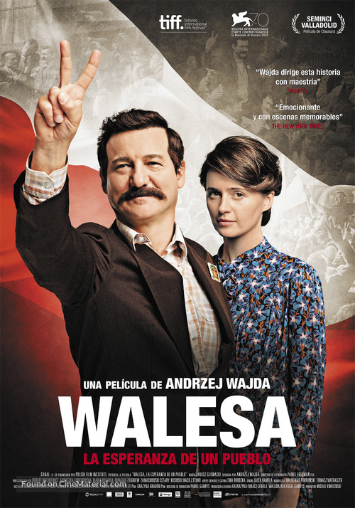 Walesa. Czlowiek z nadziei - Spanish Movie Poster