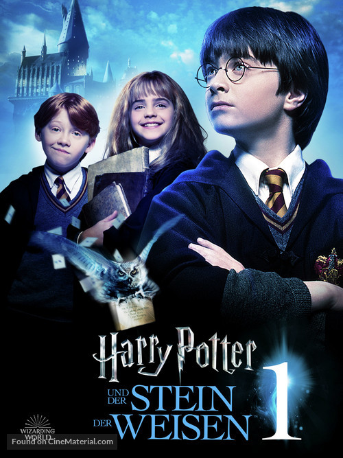 Harry Potter and the Philosopher&#039;s Stone - German Video on demand movie cover