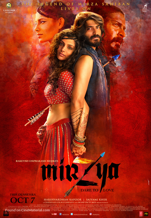 Mirzya - Indian Movie Poster
