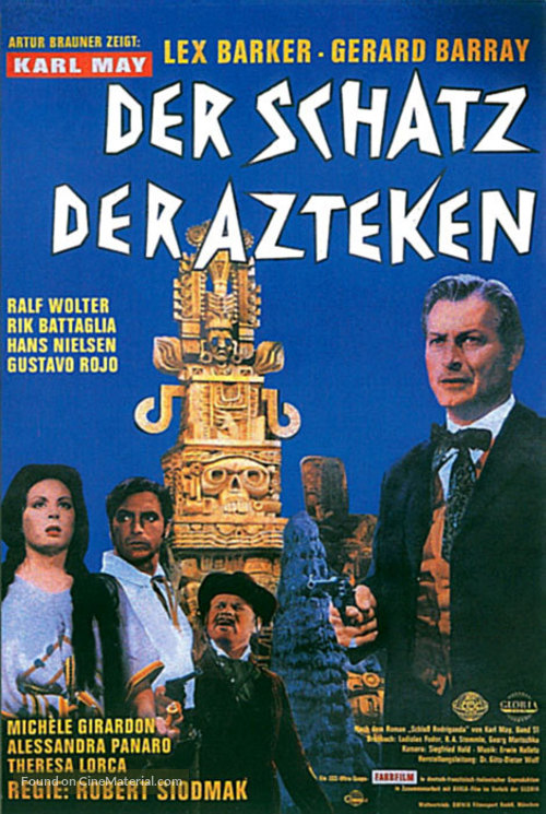 Der Schatz der Azteken - German Movie Poster
