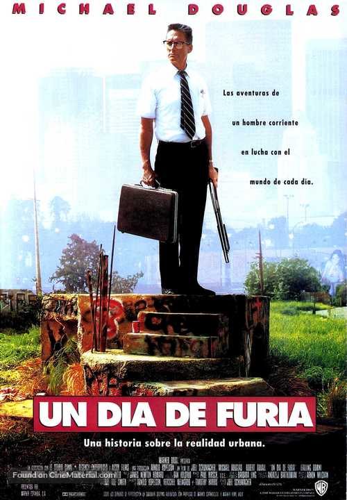 Falling Down - Spanish Movie Poster