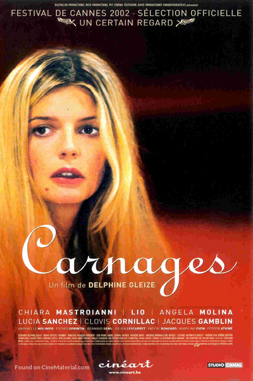 Carnages - Belgian Movie Cover