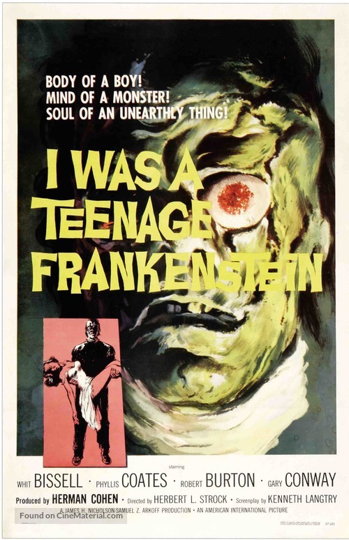 I Was a Teenage Frankenstein - Movie Poster