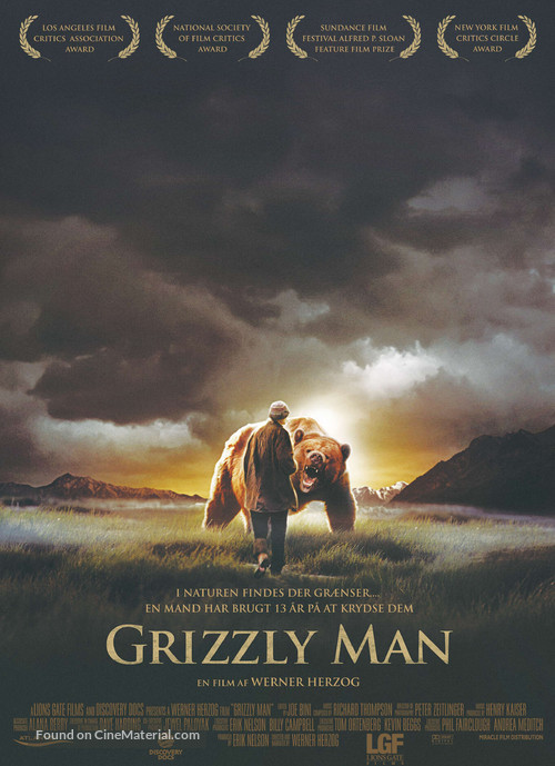 Grizzly Man - Danish Movie Poster