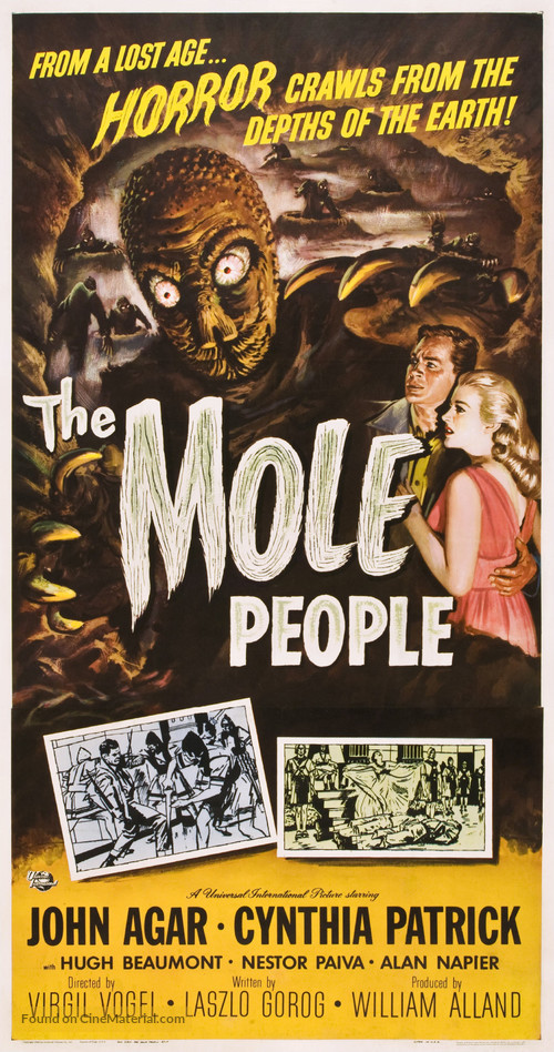 The Mole People - Theatrical movie poster