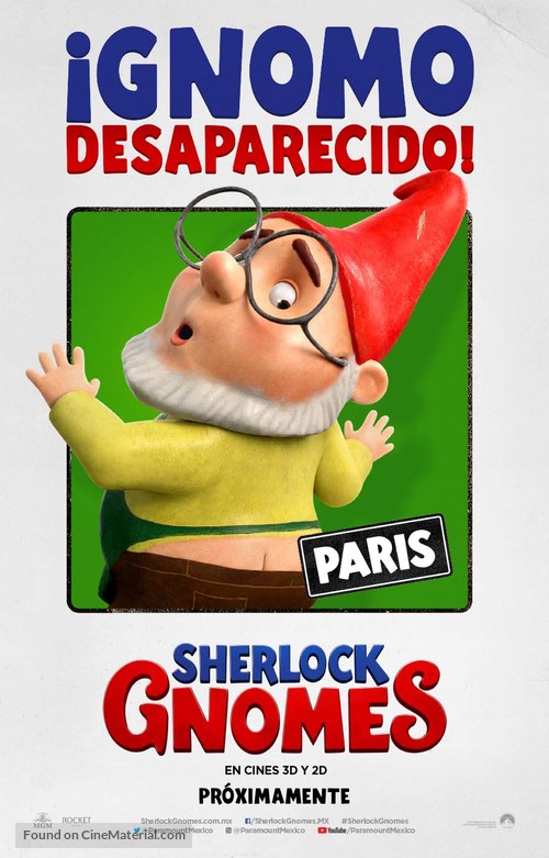 Sherlock Gnomes - Argentinian Movie Poster