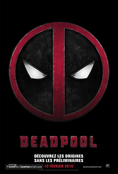 Deadpool - French Movie Poster