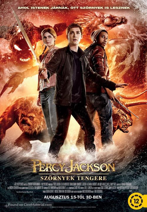 Percy Jackson: Sea of Monsters - Hungarian Movie Poster
