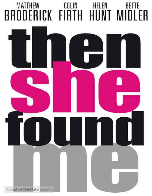 Then She Found Me - Logo