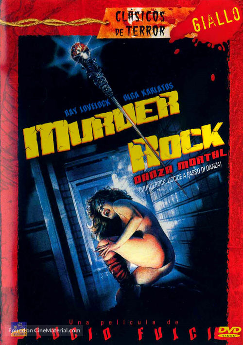 Murderock - uccide a passo di danza - Spanish DVD movie cover