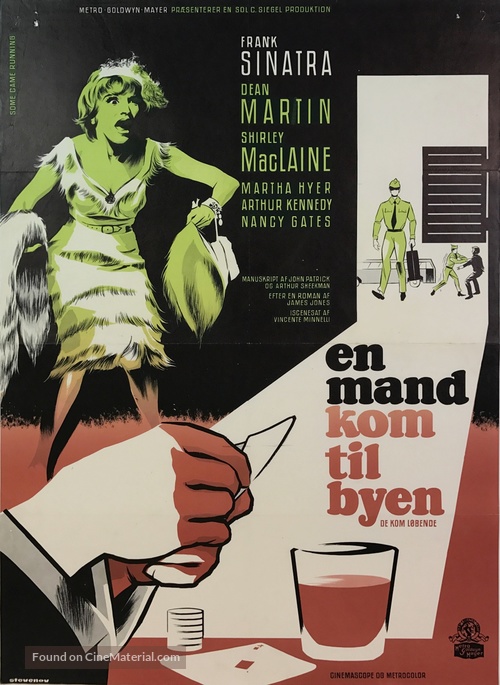 Some Came Running - Danish Movie Poster