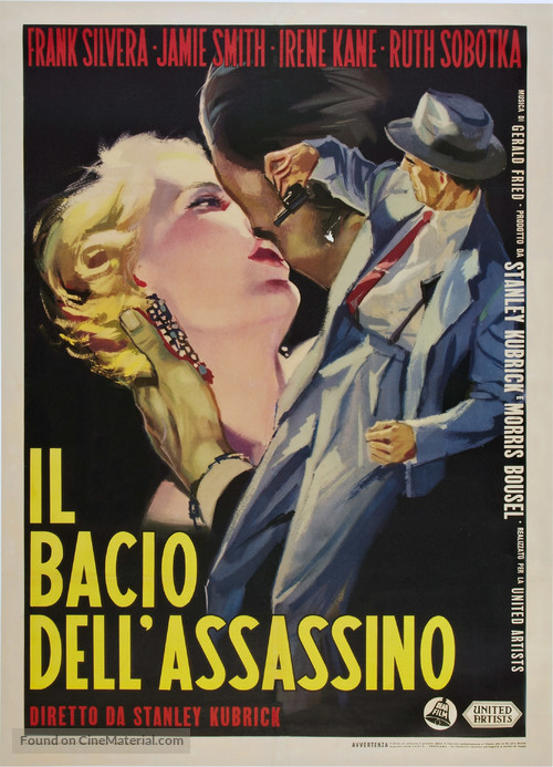 Killer&#039;s Kiss - Italian Movie Poster