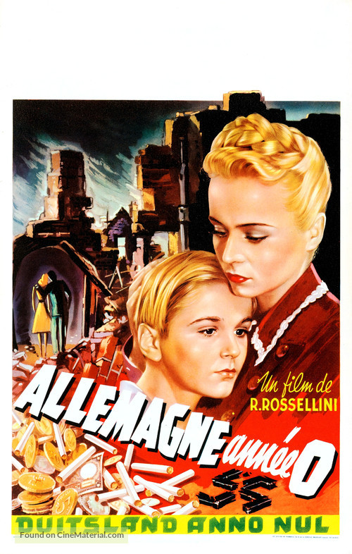 Germania anno zero - Belgian Movie Poster