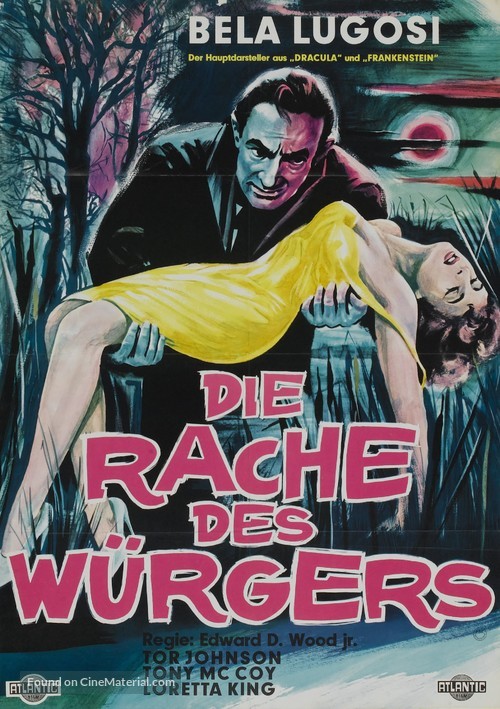 Bride of the Monster - German Movie Poster