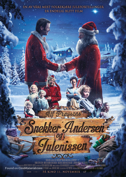 Snekker Andersen og Julenissen - Norwegian Movie Poster