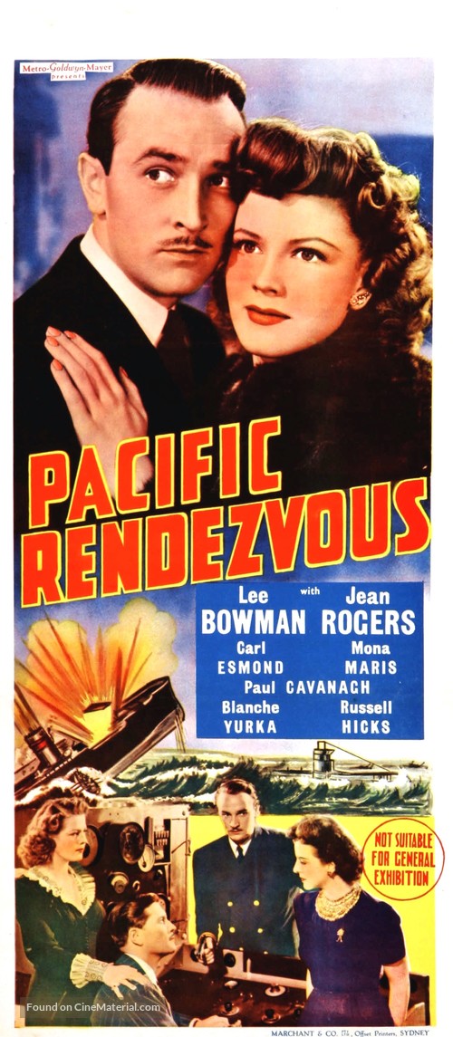 Pacific Rendezvous - Australian Movie Poster