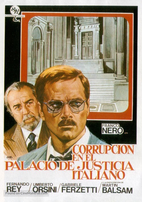 Corruzione al palazzo di giustizia - Spanish Movie Poster