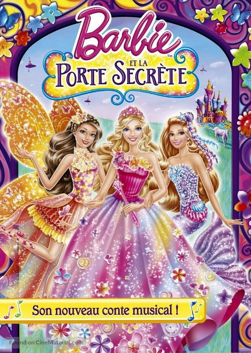 Barbie and the Secret Door - French DVD movie cover