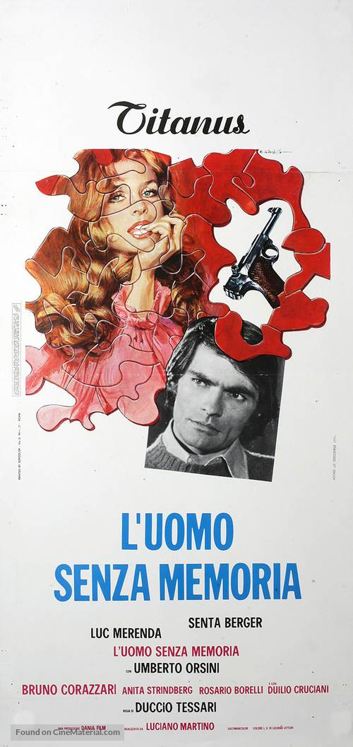 L&#039;uomo senza memoria - Italian Movie Poster