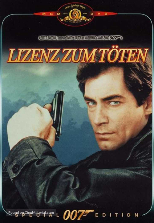 Licence To Kill - German DVD movie cover