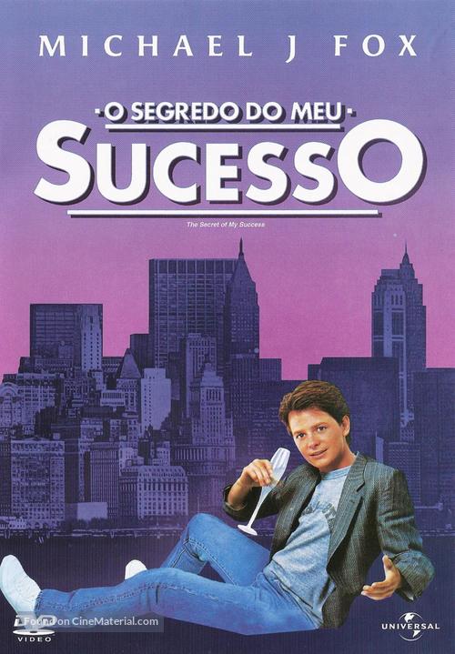 The Secret of My Success - Brazilian DVD movie cover