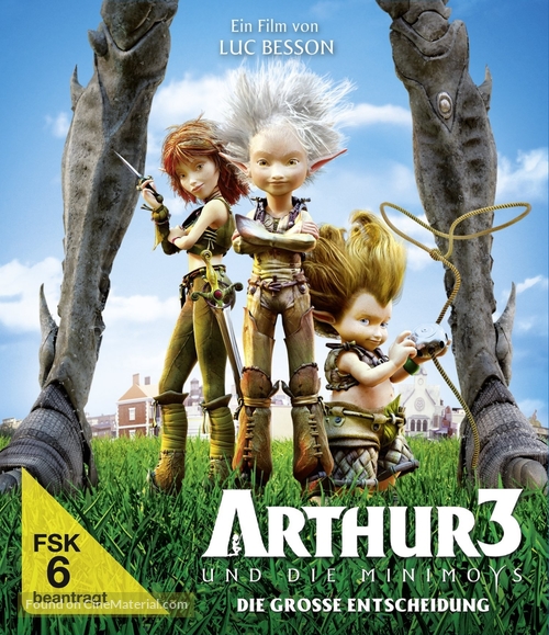 Arthur et la guerre des deux mondes - German Blu-Ray movie cover