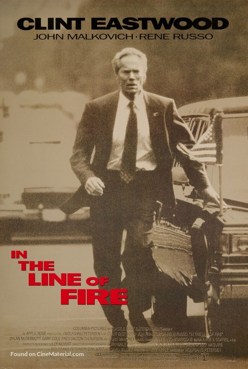 In The Line Of Fire - Movie Poster