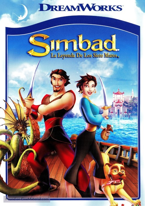 Sinbad: Legend of the Seven Seas - Spanish DVD movie cover