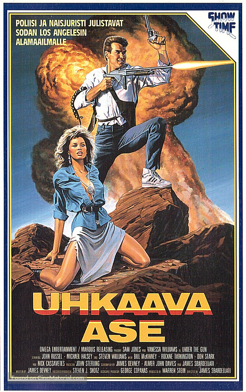Under the Gun - Finnish VHS movie cover