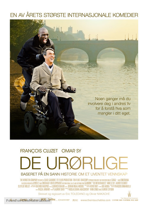 Intouchables - Norwegian Movie Poster