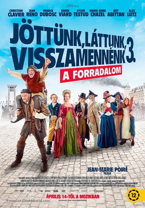 Les Visiteurs: La R&eacute;volution - Hungarian Movie Poster