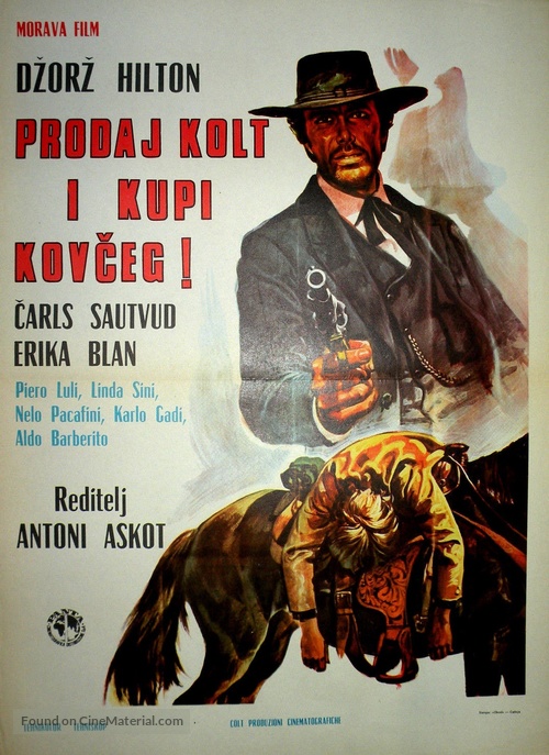 Testa t&#039;ammazzo, croce... sei morto... Mi chiamano Alleluja - Yugoslav Movie Poster