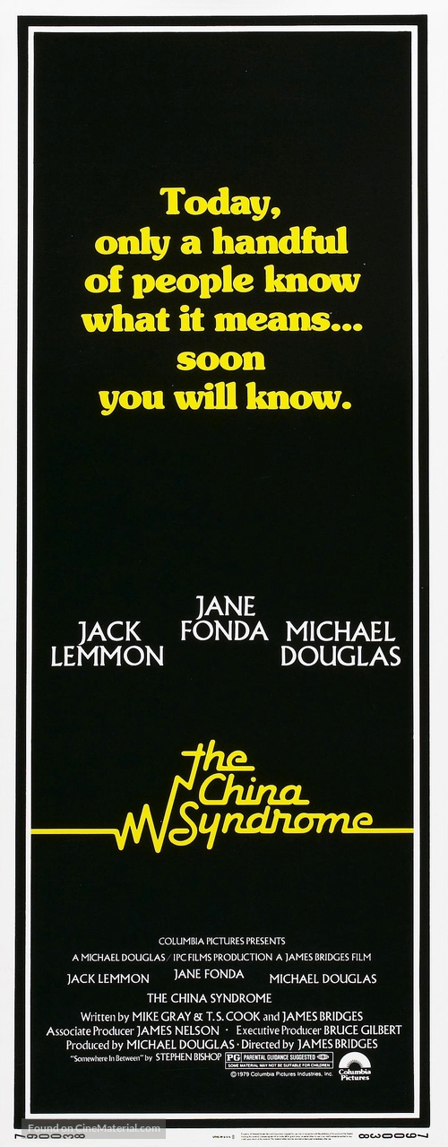 The China Syndrome - Movie Poster