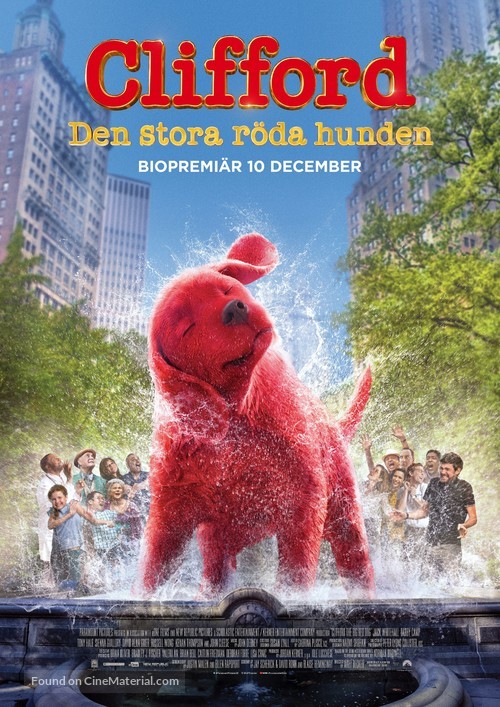 Clifford the Big Red Dog - Swedish Movie Poster