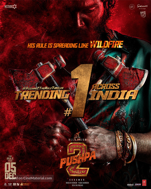 Pushpa: The Rule - Part 2 - Indian Movie Poster