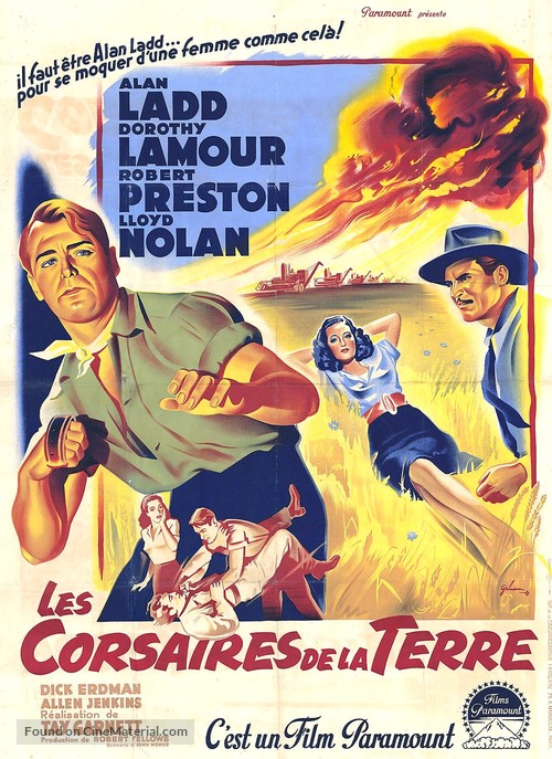 Wild Harvest - French Movie Poster