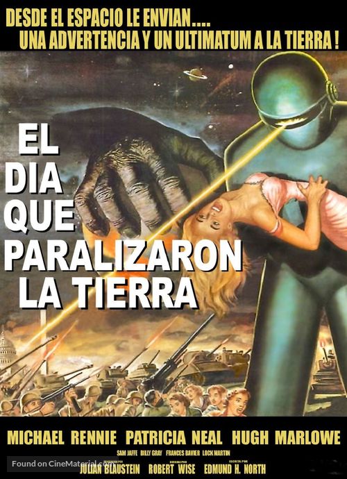 The Day the Earth Stood Still - Argentinian Movie Cover
