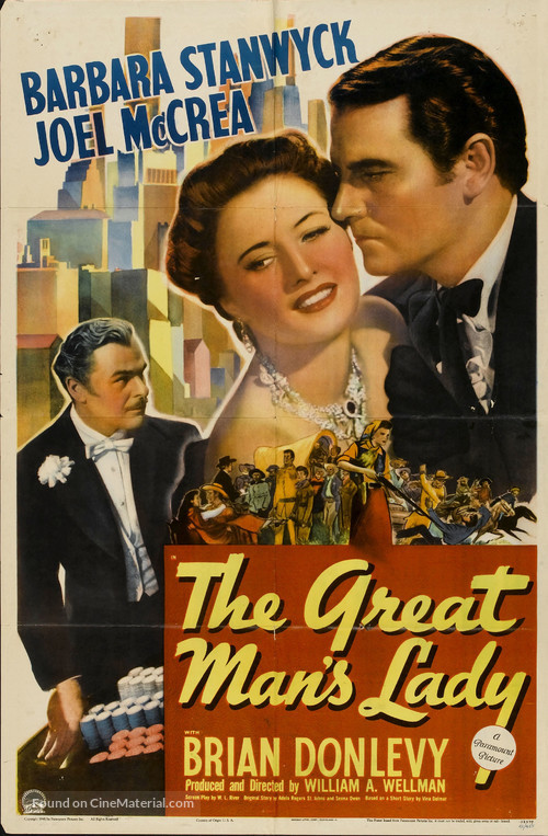 The Great Man&#039;s Lady - Movie Poster
