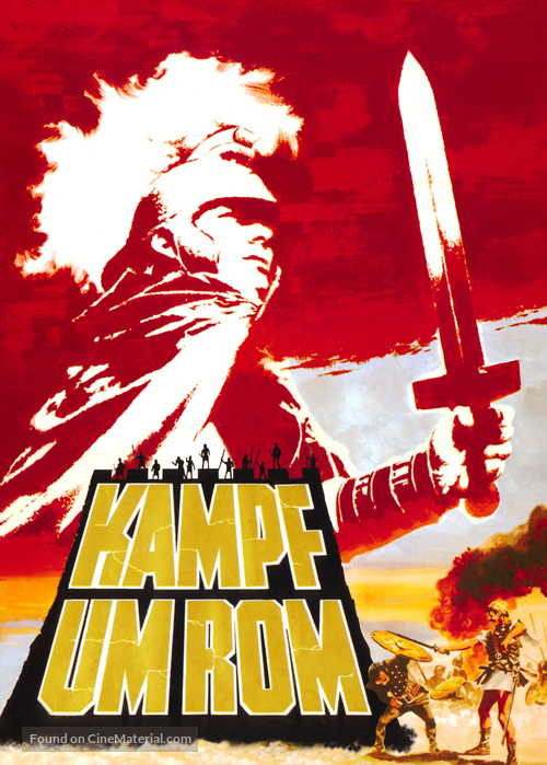 Kampf um Rom I - German DVD movie cover