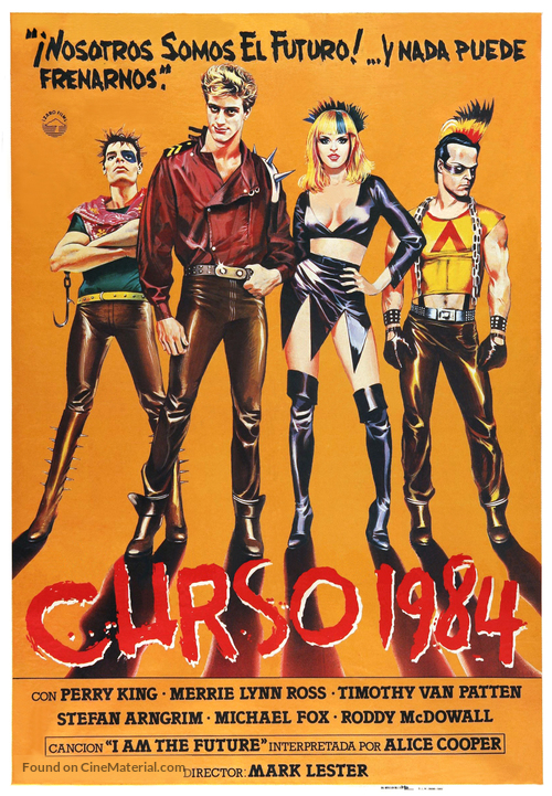 Class of 1984 - Spanish Movie Poster