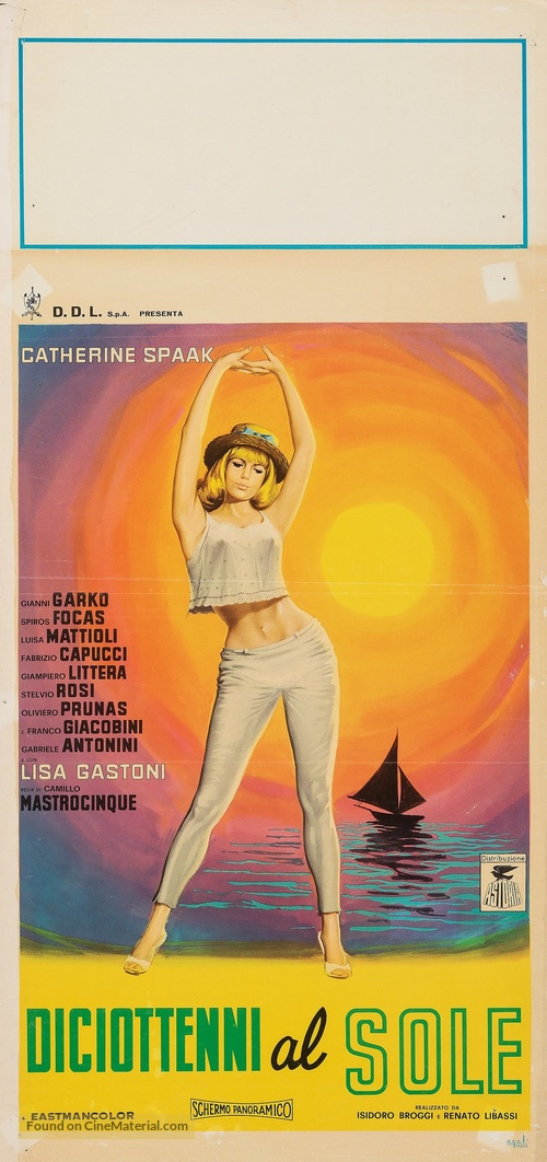 Diciottenni al sole - Italian Movie Poster